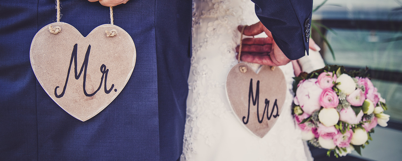 Heiraten Mr. und Mrs.